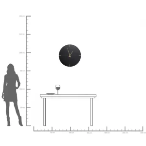 Orologio da parete Andrea nero Ø60cm - KARE