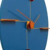 Orologio da parete Felice Blu Ø30cm - KARE