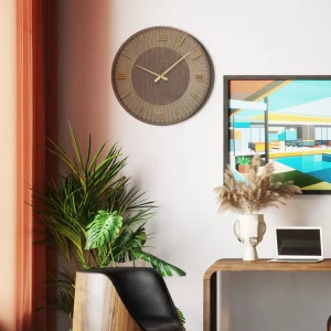 Orologio da parete Levi marrone Ø60cm - KARE