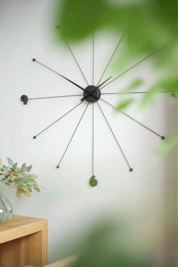 OROLOGIO DA PARETE LIKE UMBRELLA NERO - KARE