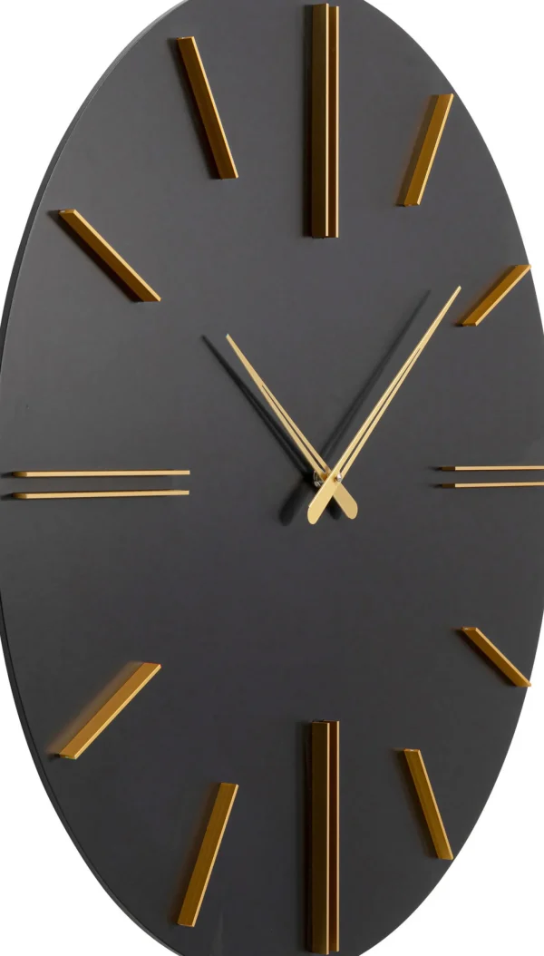 Orologio da parete Luca nero Ø70cm - KARE