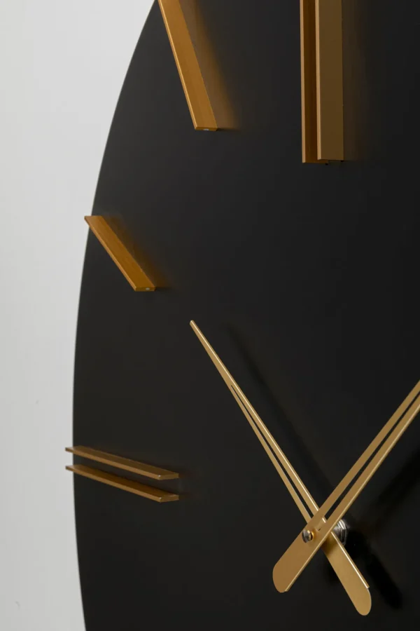 Orologio da parete Luca nero Ø70cm - KARE