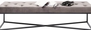 PANCA CROSSOVER GRIGIO/NERO 150X40CM - KARE