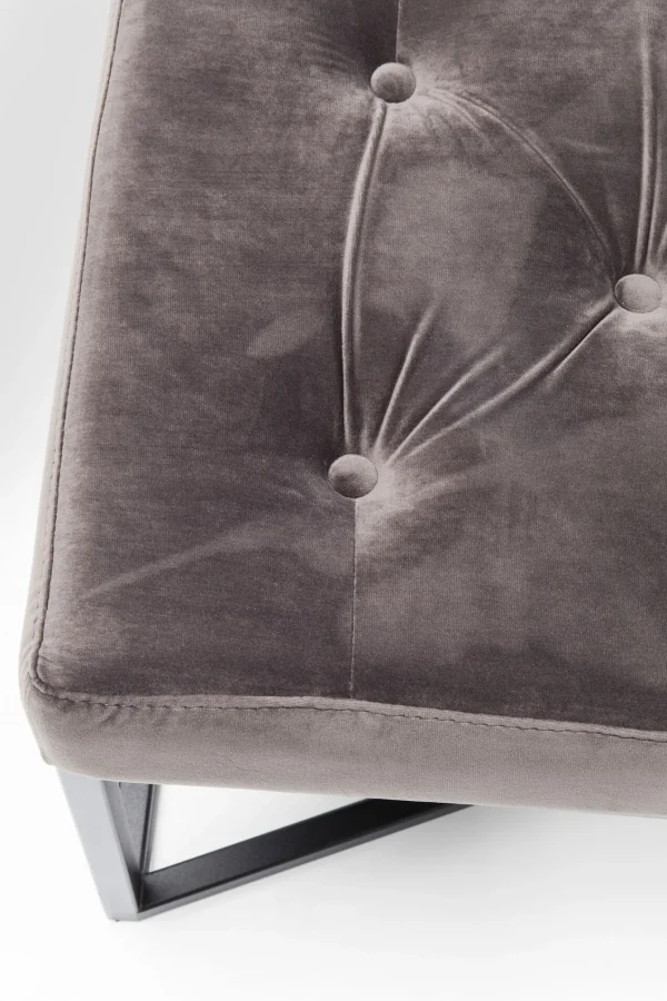 PANCA CROSSOVER GRIGIO/NERO 150X40CM - KARE