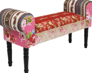 Panca Wing Patchwork Rosso - KARE