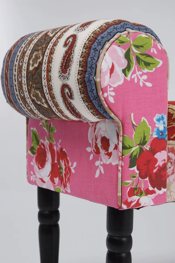 Panca Wing Patchwork Rosso - KARE