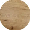 Piano rotondo in MDF laminato colore rovere Ø110 cm - KARE