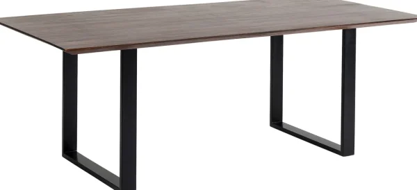 Piano Tavola bordo smussato scuro 200x100 - KARE