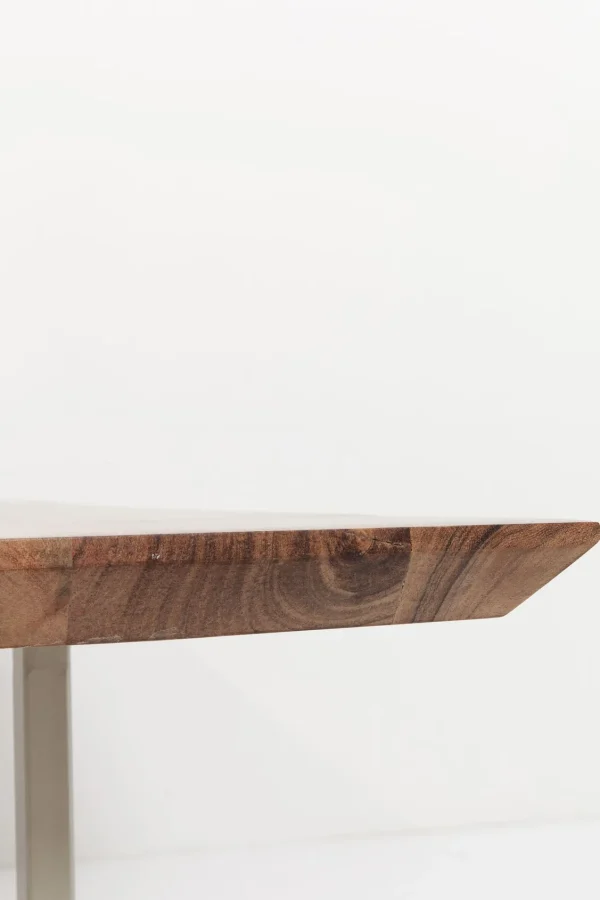 Piano Tavola bordo smussato scuro 200x100 - KARE