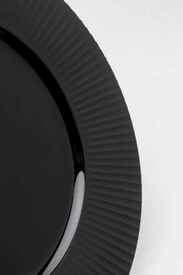 Piatto Classico Nero Ø22cm - KARE