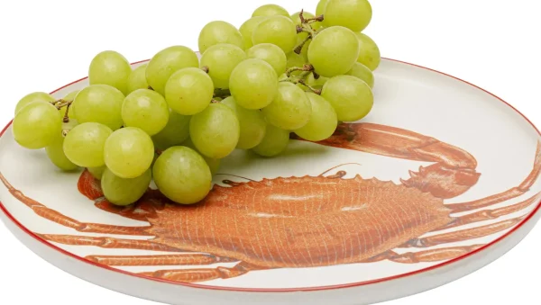 Piatto Crabes rosso Ø27cm Sortiert - KARE