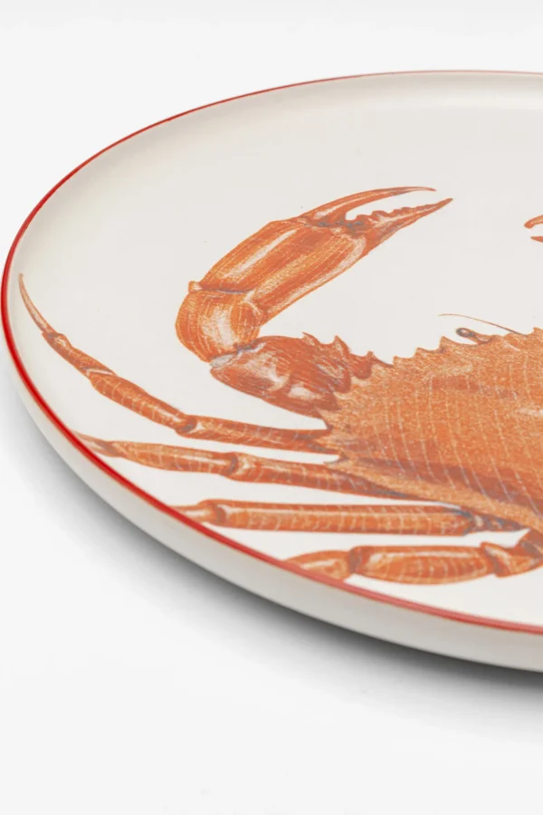 Piatto Crabes rosso Ø27cm Sortiert - KARE