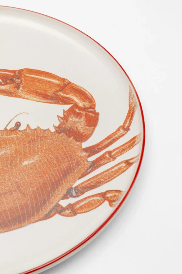 Piatto Crabes rosso Ø27cm Sortiert - KARE
