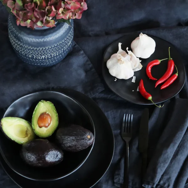 Piatto Organic nero Ø20 cm - KARE
