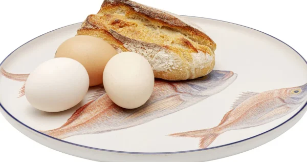 Piatto Poisson blu Ø27cm Sortiert - KARE