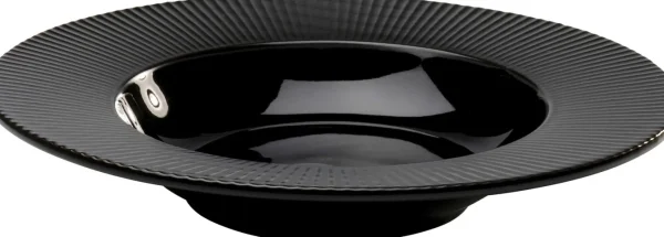 Piatto Profondo Nero Classico Ø24cm - KARE