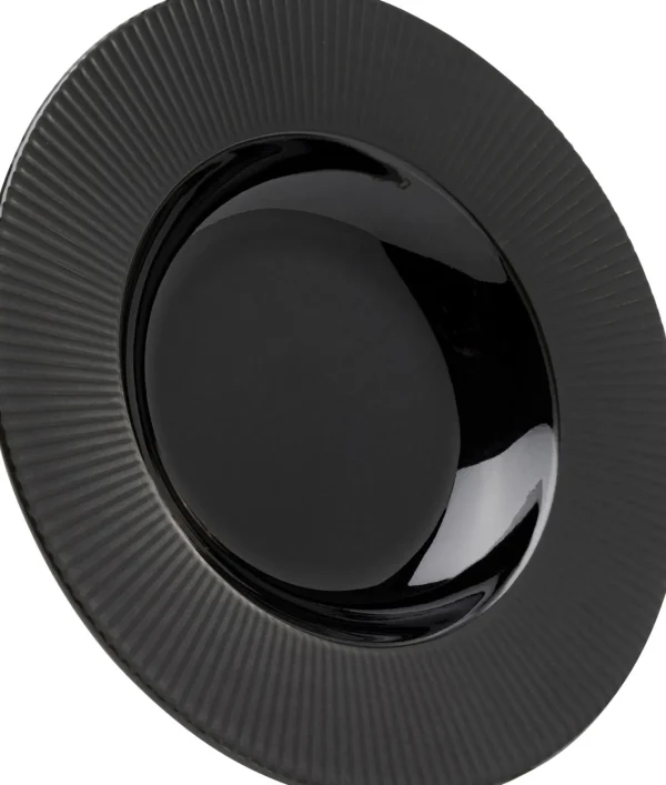 Piatto Profondo Nero Classico Ø24cm - KARE
