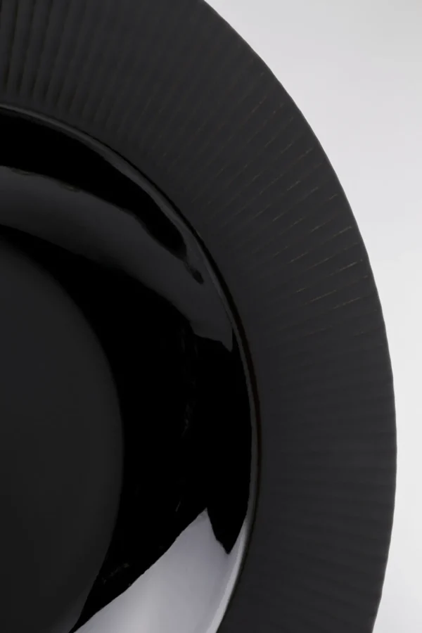 Piatto Profondo Nero Classico Ø24cm - KARE
