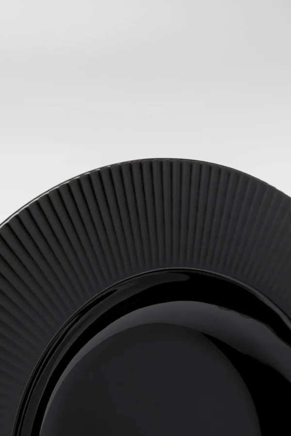 Piatto Profondo Nero Classico Ø24cm - KARE