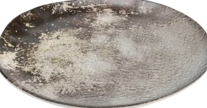 Piatto Savannah marrone/grigio opaco Ø20cm - KARE