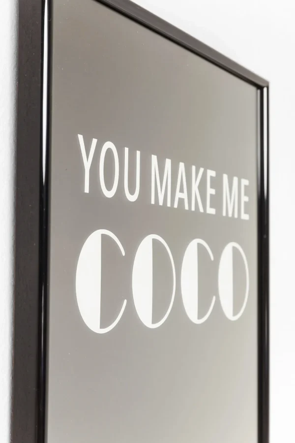 PICTURE FRAME YOU MAKE ME COCO 42X30CM - KARE