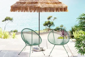 Poltrona Acapulco Mono verde 2/Set - KARE