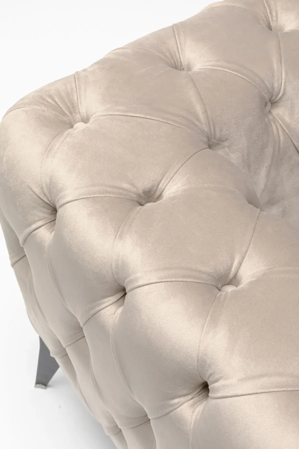 Poltrona Bellissima Velvet taupe 120cm - KARE