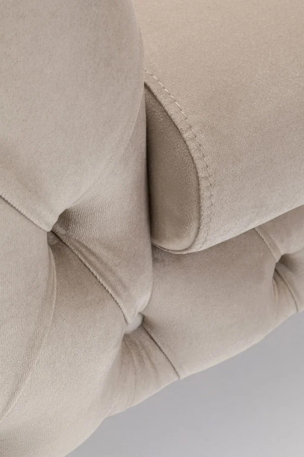 Poltrona Bellissima Velvet taupe 120cm - KARE