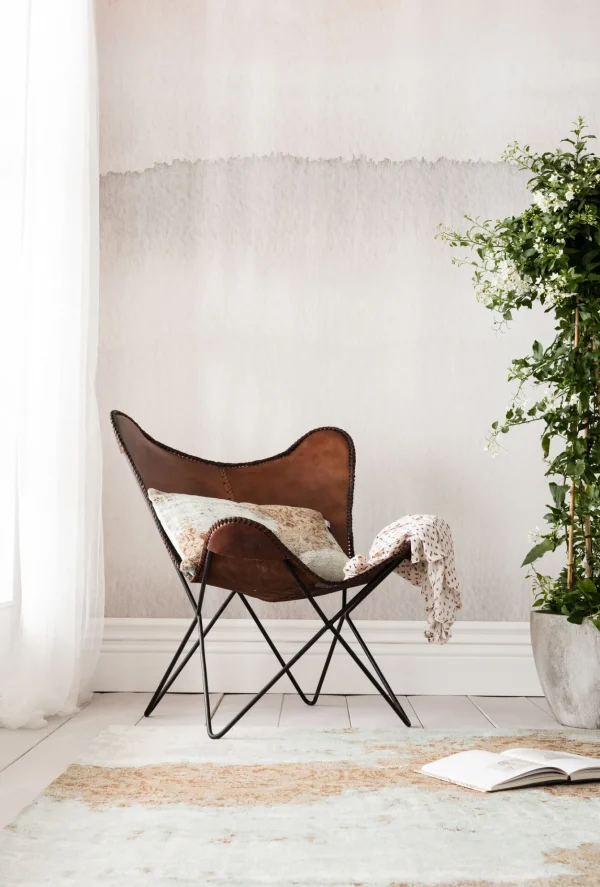 Poltrona Butterfly Marrone Eco - KARE