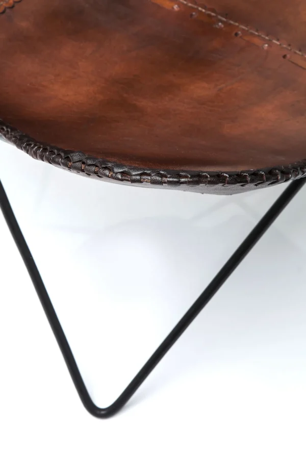Poltrona Butterfly Marrone Eco - KARE