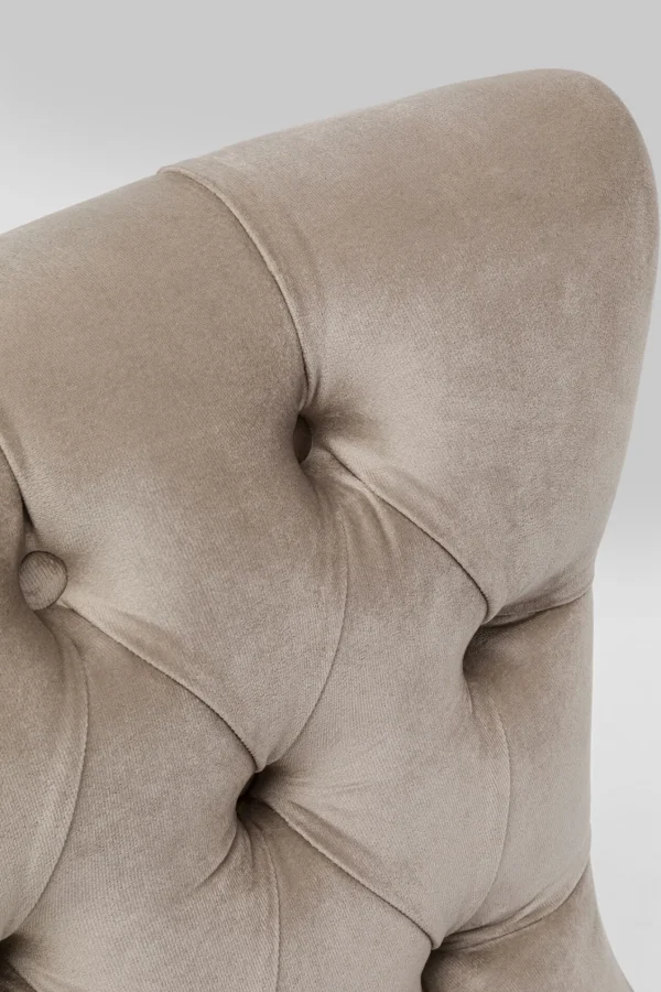 Poltrona girevole Bellissima velluto beige - KARE