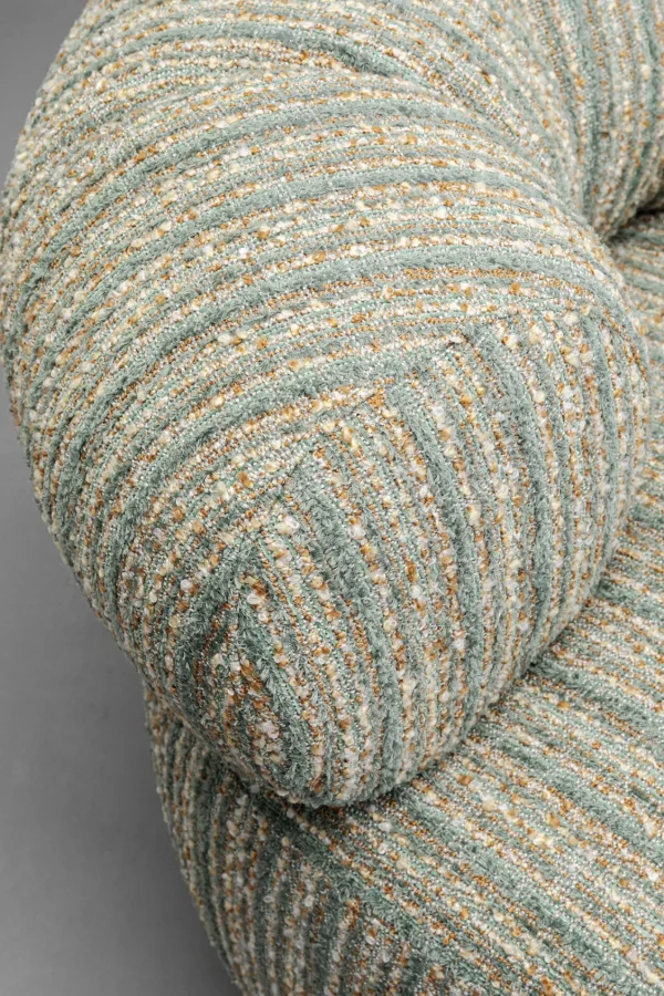 Poltrona girevole Couture Strisce Blu - KARE