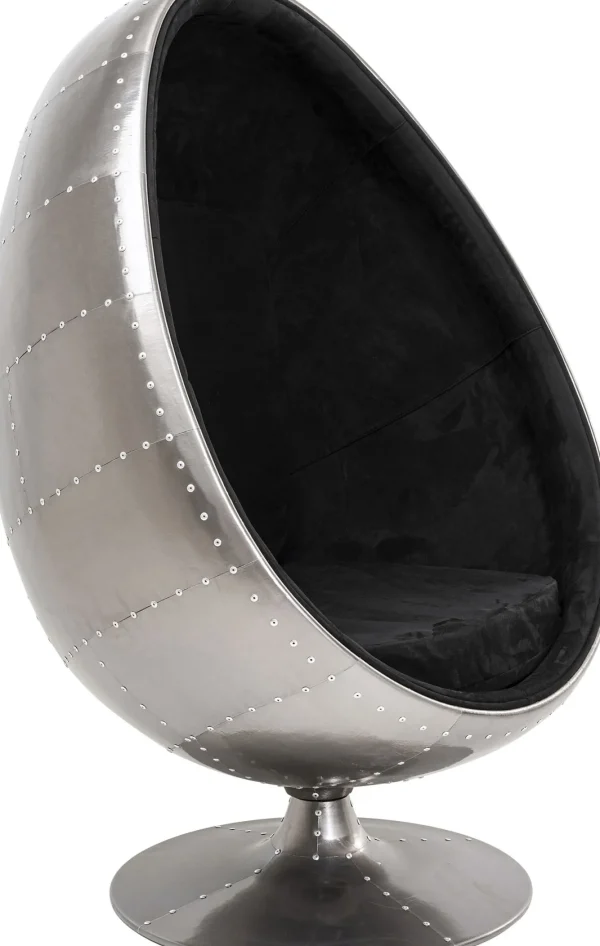 Poltrona girevole Eye Ball Grafite - KARE