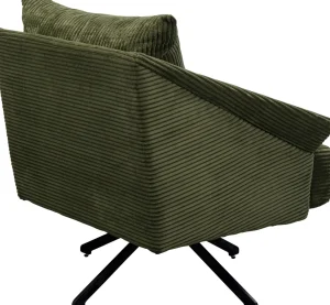 Poltrona girevole Milo Verde - KARE