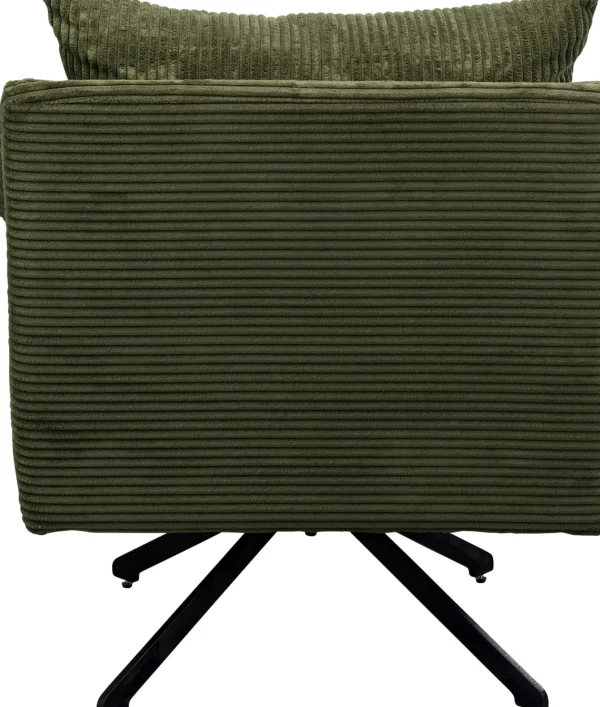 Poltrona girevole Milo Verde - KARE