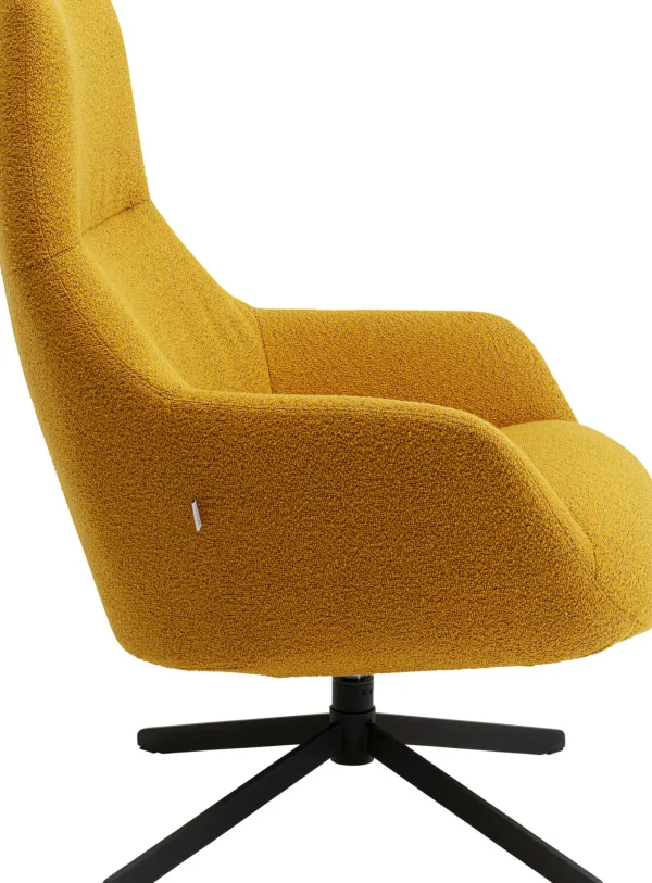 Poltrona Girevole Mimi Giallo - KARE