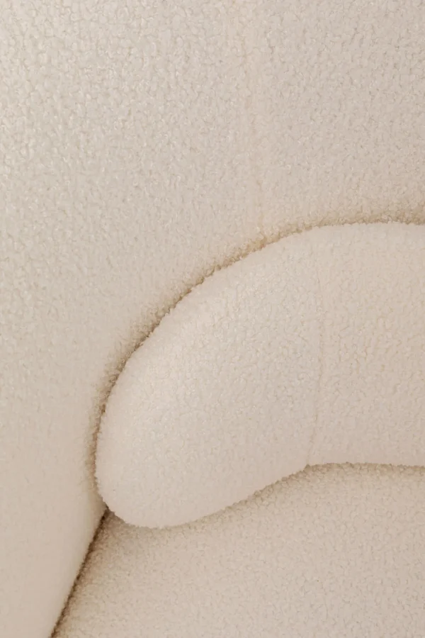 Poltrona girevole Orion bianco - KARE