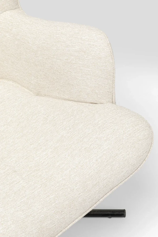 Poltrona girevole Oscar crema - KARE