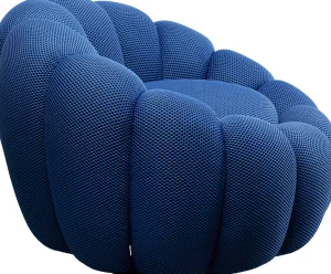 Poltrona girevole Peppo Bloom Blu - KARE