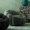 Poltrona girevole Peppo Bloom Melange Verde - KARE