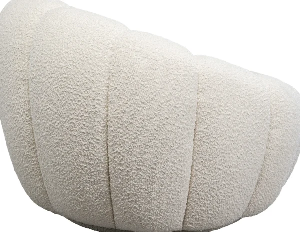 Poltrona girevole Peppo Bloom Bianco - KARE