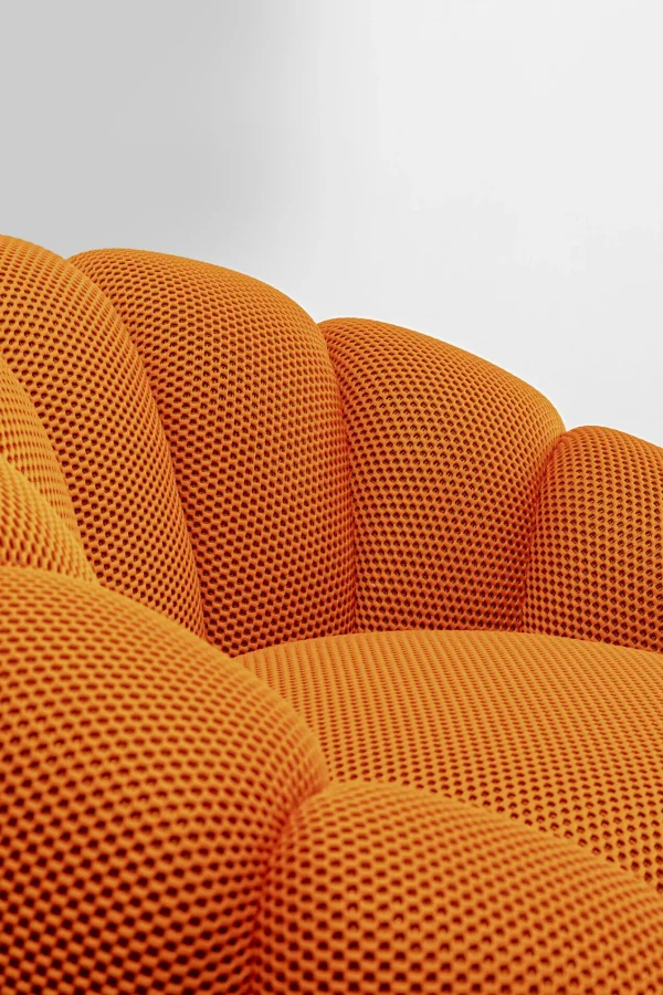 Poltrona girevole Peppo Bloom Arancione - KARE