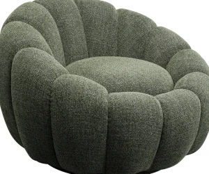 Poltrona girevole Peppo Bloom Melange Verde - KARE