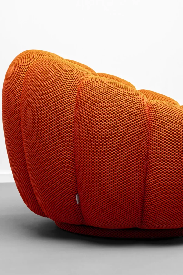 Poltrona girevole Peppo Bloom Arancione - KARE