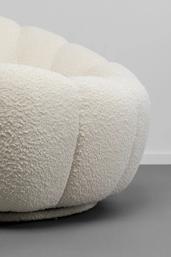 Poltrona girevole Peppo Bloom Bianco - KARE
