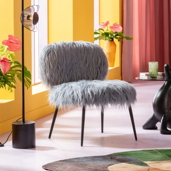 Poltrona Hairy Blu - KARE