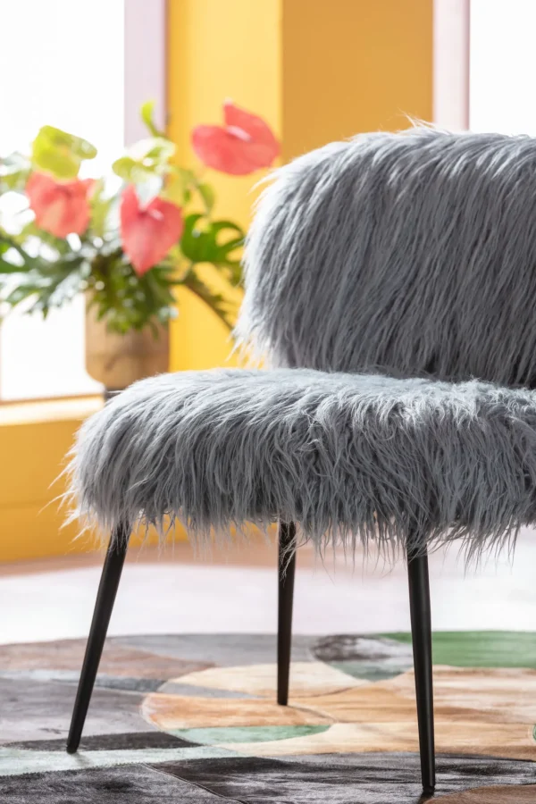 Poltrona Hairy Blu - KARE