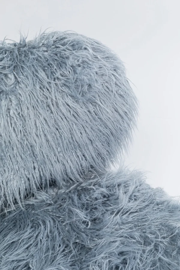 Poltrona Hairy Blu - KARE