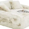 Poltrona Loveseat Mika crema 156cm (4 pz.) - KARE
