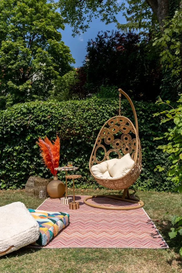 Poltrona pendula Ibiza naturale - KARE
